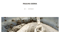 Desktop Screenshot of paulinasierra.com